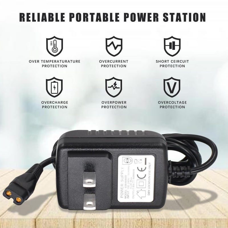 BOEEA Replacment Charger for BaByliss PRO Trimmer, 4.5V Power Adapter Compatible with BaByliss Hair Clippers Model PRO FX870 FX788 FX787 FXSSM FX820 FX726 FX825 Shaver Charging Cord - Image 3